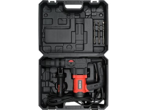 MŁOT SDS+ 1100W, 3 FUNKCJE + WIERTŁA I DŁUTA YATO MŁOT SDS+ 1100W, 3 FUNKCJE + WIERTŁA I DŁUTA YATO