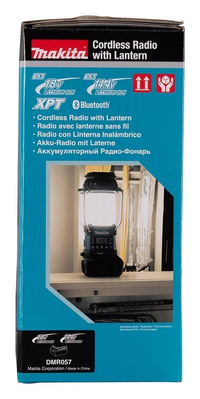 ODBIORNIK RADIOWY Z LAMPĄ I LATARKĄ 18V FM BLUETOOTH USB MAKITA ODBIORNIK RADIOWY Z LAMPĄ I LATARKĄ 18V FM BLUETOOTH USB MAKITA