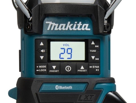 ODBIORNIK RADIOWY Z LAMPĄ I LATARKĄ 18V FM BLUETOOTH USB MAKITA ODBIORNIK RADIOWY Z LAMPĄ I LATARKĄ 18V FM BLUETOOTH USB MAKITA