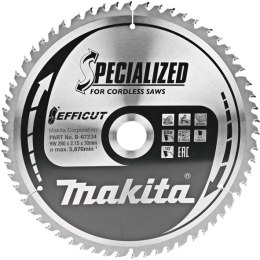 PIŁA SPIEKOWA 'EFFICUT' 260*30 60Z MAKITA