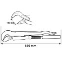 KLUCZ DO RUR NASTAWNY ''S'' 650MM 3'' NEO