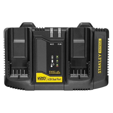 ŁADOWARKA 2-GNIAZDOWA STANLEY® FATMAX® V20 4A | Szybkie Ładowanie 18V Akumulatorów | 2 Porty | 30 Minut ŁADOWARKA 2-GNIAZDOWA STANLEY® FATMAX® V20 4A | Szybkie Ładowanie 18V Akumulatorów | 2 Porty | 30 Minut
