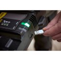 ŁADOWARKA 2-GNIAZDOWA STANLEY® FATMAX® V20 4A | Szybkie Ładowanie 18V Akumulatorów | 2 Porty | 30 Minut