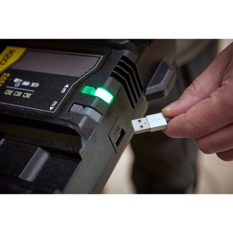 ŁADOWARKA 2-GNIAZDOWA STANLEY® FATMAX® V20 4A | Szybkie Ładowanie 18V Akumulatorów | 2 Porty | 30 Minut ŁADOWARKA 2-GNIAZDOWA STANLEY® FATMAX® V20 4A | Szybkie Ładowanie 18V Akumulatorów | 2 Porty | 30 Minut