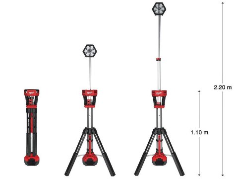 LAMPA AKUMULATOROWA STOJĄCA LED M18SAL-0 MILWAUKEE LAMPA AKUMULATOROWA STOJĄCA LED M18SAL-0 MILWAUKEE