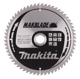 PIŁA SPIEKOWA DO DREWNA 260*30 60Z MAKITA