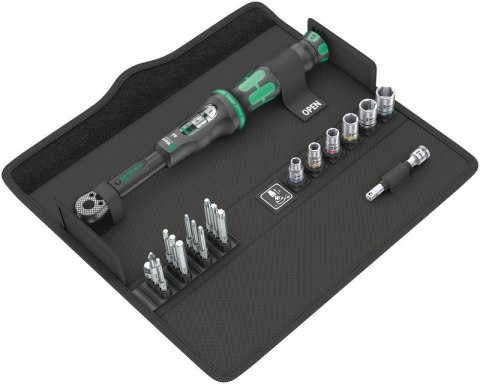 KLUCZ DYNAMOMETRYCZNY CLICK-TORQUE 1/4''2.5-25NM, 20CZĘŚCI WERA KLUCZ DYNAMOMETRYCZNY CLICK-TORQUE 1/4''2.5-25NM, 20CZĘŚCI WERA