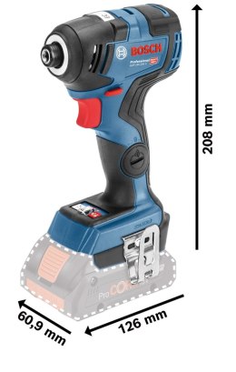 KLUCZ UDAROWY AKUMULATOROWY GDR 18V-200 C 2*4.0*AH BOSCH