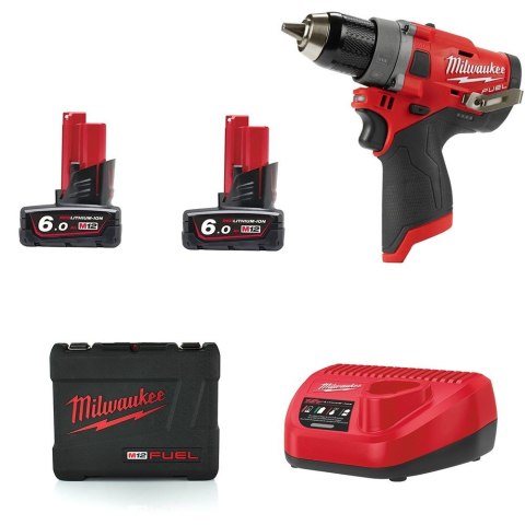 WIERTARKO-WKRĘTARKA UDAROWA AKUMULATOROWA M12FDD-602X MILWAUKEE WIERTARKO-WKRĘTARKA UDAROWA AKUMULATOROWA M12FDD-602X MILWAUKEE