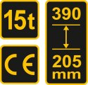 PODNOŚNIK HYDRAULICZNY SŁUPKOWY 15T VOREL