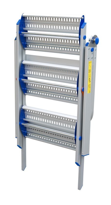 SCHODKI SKŁADANE, Z PORĘCZĄ 70CM 3 STOPNIE DRABEX SCHODKI SKŁADANE, Z PORĘCZĄ 70CM 3 STOPNIE DRABEX