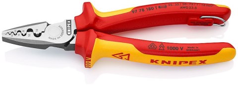 SZCZYPCE DO ZAGNIATANIA TULEJEK 180MM KNIPEX SZCZYPCE DO ZAGNIATANIA TULEJEK 180MM KNIPEX