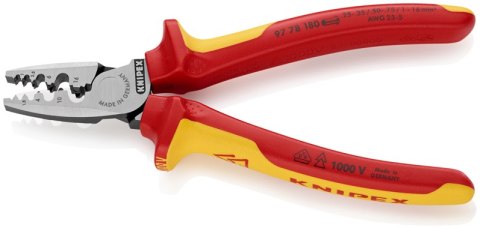 SZCZYPCE DO ZAGNIATANIA TULEJEK 180MM KNIPEX SZCZYPCE DO ZAGNIATANIA TULEJEK 180MM KNIPEX