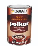 Szybkoschnący antykorozyjny grunt POLKOR czerwony T 3009 5L Malexim – grunt alkidowy do metalu i drewna