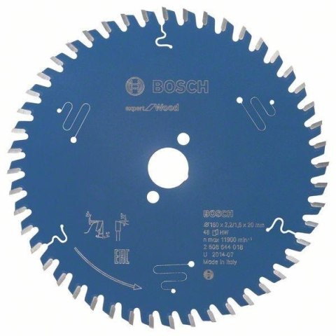 TARCZA PILARSKA EXPERT FOR WOOD 160*20*2.2 48 T BOSCH TARCZA PILARSKA EXPERT FOR WOOD 160*20*2.2 48 T BOSCH