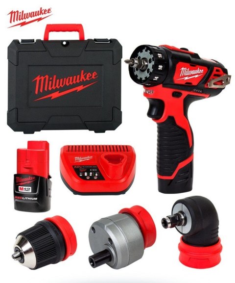 WIERTARKO-WKRĘTARKA AKUMULATOROWA M12BDXKIT-202C MILWAUKEE WIERTARKO-WKRĘTARKA AKUMULATOROWA M12BDXKIT-202C MILWAUKEE
