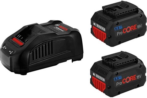 ZESTAW STARTOWY PROCORE 18V 2*5.5AH + GAL1880 CV BOSCH