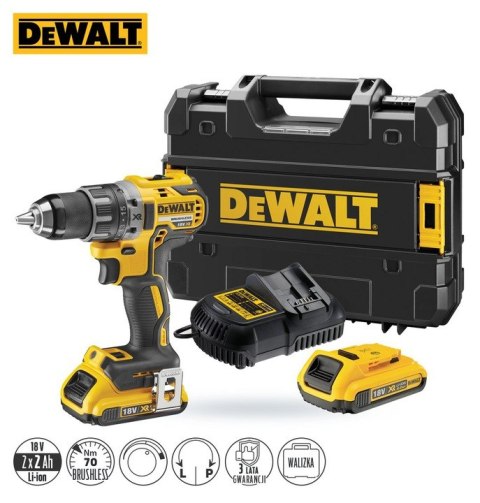 AKUMULATOROWA WIERTARKO-WKRĘTARKA XR 18V 2*2.0AH DEWALT AKUMULATOROWA WIERTARKO-WKRĘTARKA XR 18V 2*2.0AH DEWALT