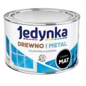 EMALIA ALKIDOWA DO DREWNA I METALU CZARNA MAT 5L JEDYNKA