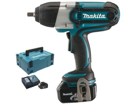 KLUCZ UDAROWY AKUMULATOROWY 1/2'' 440NM 18V 2*5AH LI-LON MAKITA KLUCZ UDAROWY AKUMULATOROWY 1/2'' 440NM 18V 2*5AH LI-LON MAKITA