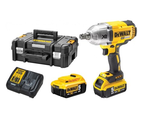 KLUCZ UDAROWY XR 1/2'' 18V 2*5.0AH + KUFER DEWALT KLUCZ UDAROWY XR 1/2'' 18V 2*5.0AH + KUFER DEWALT