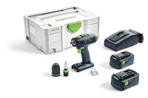 WIERTARKO-WKRĘTARKA AKUMULATOROWA T 18+3 LI 5,2-PLUS FESTOOL WIERTARKO-WKRĘTARKA AKUMULATOROWA T 18+3 LI 5,2-PLUS FESTOOL