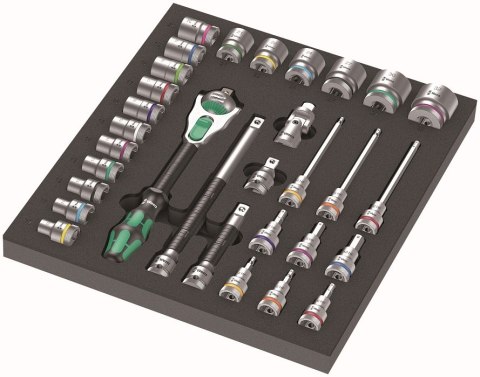 WKŁADKA PIANKOWA ZYKLOP 1/2'' 8000 C, SET 1, 31CZ. WERA WKŁADKA PIANKOWA ZYKLOP 1/2'' 8000 C, SET 1, 31CZ. WERA