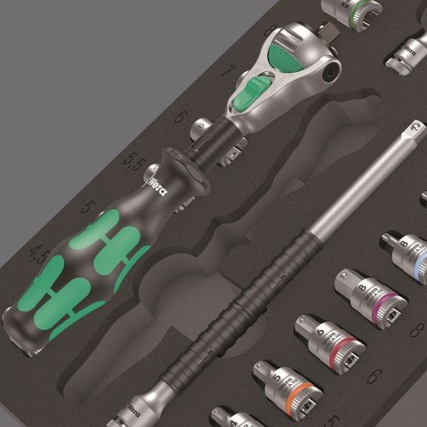 WKŁADKA PIANKOWA ZYKLOP 1/4'' 8000 A, SET 1, 37CZ. WERA WKŁADKA PIANKOWA ZYKLOP 1/4'' 8000 A, SET 1, 37CZ. WERA