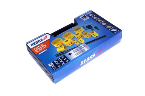 ZESTAW OTWORNIC BI-METALOWYCH 15 SZT. DEDRA ZESTAW OTWORNIC BI-METALOWYCH 15 SZT. DEDRA
