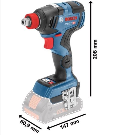 KLUCZ UDAROWY AKUMULATOROWY GDX 18V-200 C 0*AH BOSCH KLUCZ UDAROWY AKUMULATOROWY GDX 18V-200 C 0*AH BOSCH