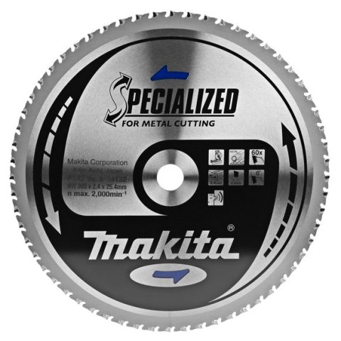 PIŁA ZE SPIEKU TWARDEGO DO CIĘCIA NA ZIMNO DO LC1230 305/60 MAKITA PIŁA ZE SPIEKU TWARDEGO DO CIĘCIA NA ZIMNO DO LC1230 305/60 MAKITA
