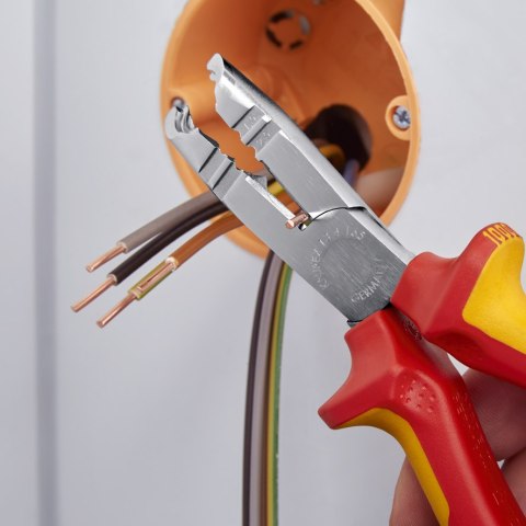 SZCZYPCE DO ŚCIĄGANIA IZOLACJI 165MM KNIPEX SZCZYPCE DO ŚCIĄGANIA IZOLACJI 165MM KNIPEX