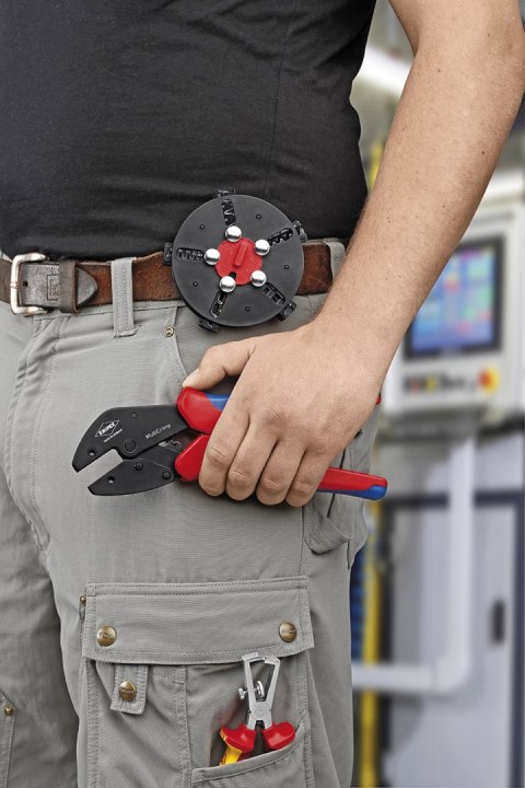 SZCZYPCE DO ZAGNIATANIA Z MAGAZYNKIEM I 5 MATRYC.MULTICRIMP KNIPEX SZCZYPCE DO ZAGNIATANIA Z MAGAZYNKIEM I 5 MATRYC.MULTICRIMP KNIPEX