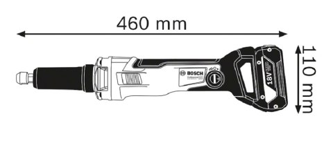 SZLIFIERKA PROSTA AKUMULATOROWA GGS 18V-23 LC 0*AH BOSCH SZLIFIERKA PROSTA AKUMULATOROWA GGS 18V-23 LC 0*AH BOSCH