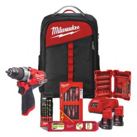 ZEST.M12FPD+C12C+2*2.0AH +ZESTAW DLA ELEKTRYKA MILWAUKEE ZEST.M12FPD+C12C+2*2.0AH +ZESTAW DLA ELEKTRYKA MILWAUKEE