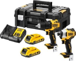 ZESTAW WKRĘTARKA DCD708 + ZAKRĘTAKRA DCF809 18V 2*2.0AH DEWALT