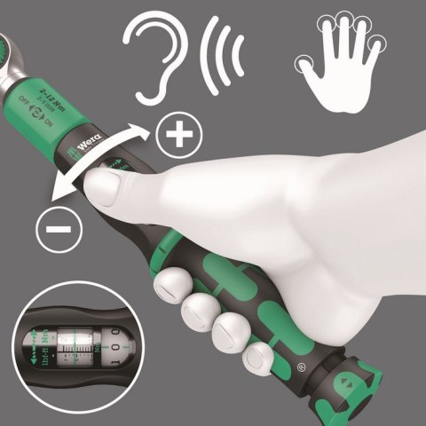 KLUCZ DYNAMOMETR. SAFE-TORQUE A 2 SET 1,1/4'',2-12 NM,23CZ. WERA KLUCZ DYNAMOMETR. SAFE-TORQUE A 2 SET 1,1/4'',2-12 NM,23CZ. WERA