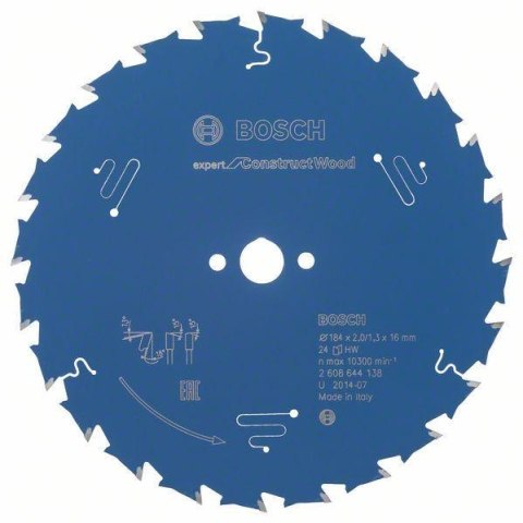 TARCZA PILARSKA EXPERT CW H 184*16-24 BOSCH TARCZA PILARSKA EXPERT CW H 184*16-24 BOSCH