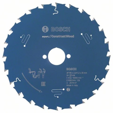 TARCZA PILARSKA EXPERT CW H 190*30-24 BOSCH TARCZA PILARSKA EXPERT CW H 190*30-24 BOSCH