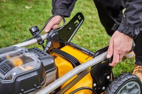 KOSIARKA AKUMULATOROWA DEWALT 48CM 2x18V 2x5Ah XR + ŁADOWARKA KOSIARKA AKUMULATOROWA DEWALT 48CM 2x18V 2x5Ah XR + ŁADOWARKA