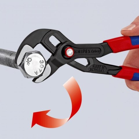 SZCZYPCE NASTAWNE DO RUR COBRA QUICKSET 300MM, KNIPEX SZCZYPCE NASTAWNE DO RUR COBRA QUICKSET 300MM, KNIPEX