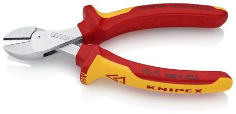 SZCZYPCE TNĄCE BOCZNE X-CUT 160MM,WYSOKIE PRZEŁOŻENIE DŹWIGN KNIPEX SZCZYPCE TNĄCE BOCZNE X-CUT 160MM,WYSOKIE PRZEŁOŻENIE DŹWIGN KNIPEX