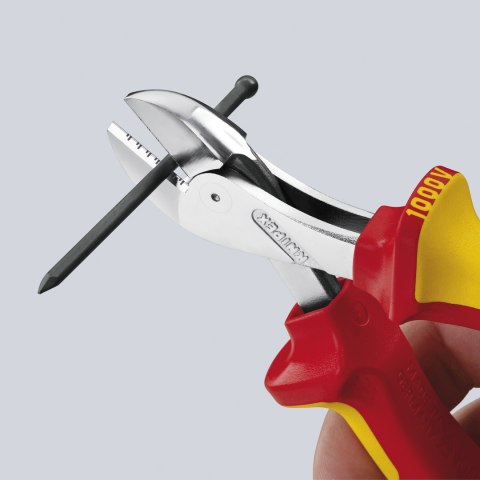 SZCZYPCE TNĄCE BOCZNE X-CUT 160MM,WYSOKIE PRZEŁOŻENIE DŹWIGN KNIPEX SZCZYPCE TNĄCE BOCZNE X-CUT 160MM,WYSOKIE PRZEŁOŻENIE DŹWIGN KNIPEX