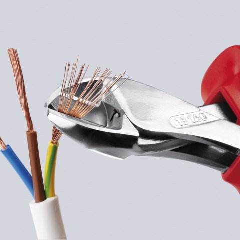SZCZYPCE TNĄCE BOCZNE X-CUT 160MM,WYSOKIE PRZEŁOŻENIE DŹWIGN KNIPEX SZCZYPCE TNĄCE BOCZNE X-CUT 160MM,WYSOKIE PRZEŁOŻENIE DŹWIGN KNIPEX