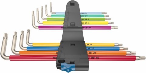 ZESTAW KLUCZY TRZPIENIOWYCH TORX 3967/9 TX SXL MULTICOLOUR WERA ZESTAW KLUCZY TRZPIENIOWYCH TORX 3967/9 TX SXL MULTICOLOUR WERA