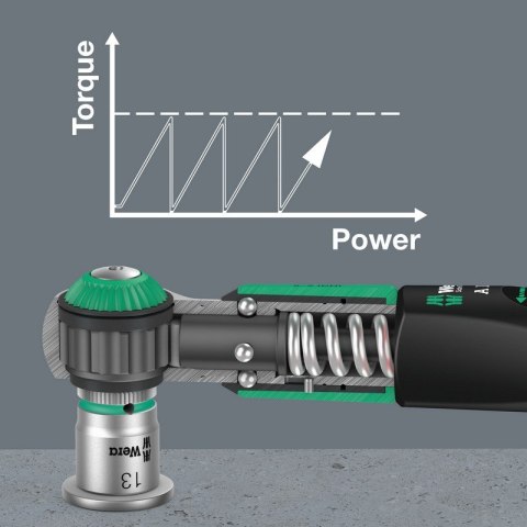 KLUCZ DYNAMOMETRYCZNY SAFE-TORQUE A 1 1/4'',2-12NM,10CZ. WERA KLUCZ DYNAMOMETRYCZNY SAFE-TORQUE A 1 1/4'',2-12NM,10CZ. WERA