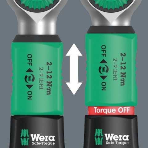 KLUCZ DYNAMOMETRYCZNY SAFE-TORQUE A 1 1/4'',2-12NM,10CZ. WERA KLUCZ DYNAMOMETRYCZNY SAFE-TORQUE A 1 1/4'',2-12NM,10CZ. WERA