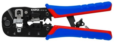 SZCZYPCE DO ZAGNIATANIA ZŁĄCZY TYPU WESTERN RJ45 KNIPEX SZCZYPCE DO ZAGNIATANIA ZŁĄCZY TYPU WESTERN RJ45 KNIPEX