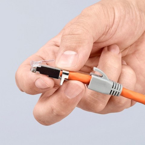 SZCZYPCE DO ZAGNIATANIA ZŁĄCZY TYPU WESTERN RJ45 KNIPEX SZCZYPCE DO ZAGNIATANIA ZŁĄCZY TYPU WESTERN RJ45 KNIPEX