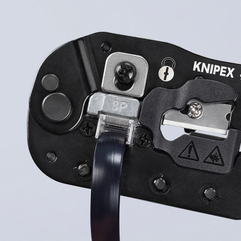 SZCZYPCE DO ZAGNIATANIA ZŁĄCZY TYPU WESTERN RJ45 KNIPEX SZCZYPCE DO ZAGNIATANIA ZŁĄCZY TYPU WESTERN RJ45 KNIPEX